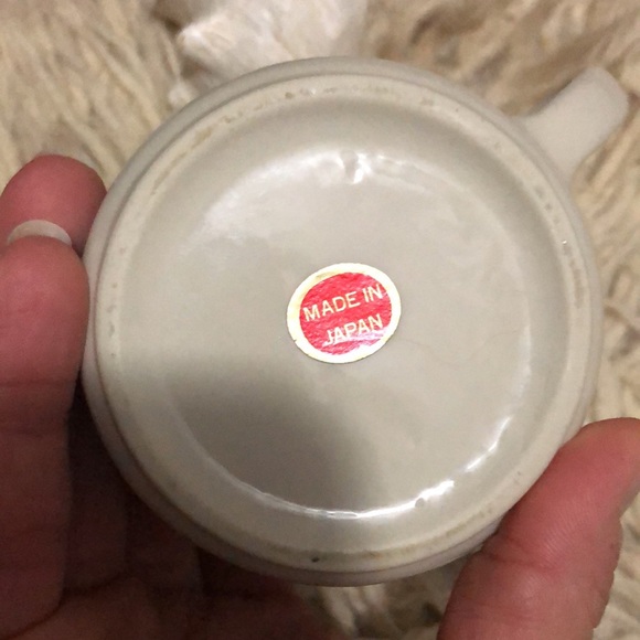 EUC-Vintage Morton Salt Creamer Jar-White/Blue - Picture 4 of 9